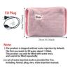 EU Plug Winter Hand Warmer Cute Hot Water Bottle Reusable Electric Hot Water Bag  Menstrual Sleep