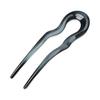 NAKANOYA U-Shaped Hair Fork, 2-Prong Hair Stick, Tortoiseshell Marble, Vivid Colors, Glossy Finish, Large Size, Lightweight, Casual, Feminine,