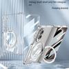 Reinforced Corner Airbags Transparent Case for Samsung Galaxy Z Fold 8 Fold8 Ultra Metal Ring Holder Glass protective film Cover