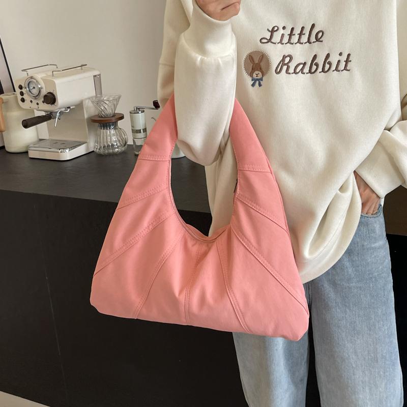 Сплошная женская пригородная сумка на одно плечо большой емкости для подмышек — фото 15