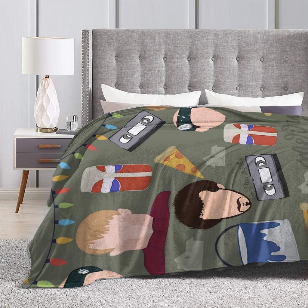 Home Alone  Merry Christmas  Blanket Quality Warm  Bedding Throws Winter Travel Bedroom Aesthetic Bedspread