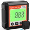 Digital Angle Finder Inclinometer Level Gauges High Accuracy 360 Measurement Magnetic Base ABS Construction for Home