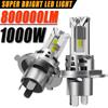H4 LED Headlight Bulb 9003 HB2 for Car Headlamp Fog Lamp Canbus 800000LM 1000W High Power Auto Motorcycle Lights Turbo LED 12V