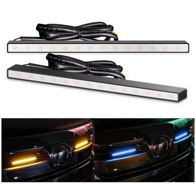 MOTORSTAR LED Światła Dzienne z Funkcją Sekwencyjnych Kierunkowskazów, Cienkie, 0,3 cala (8 mm), Bok