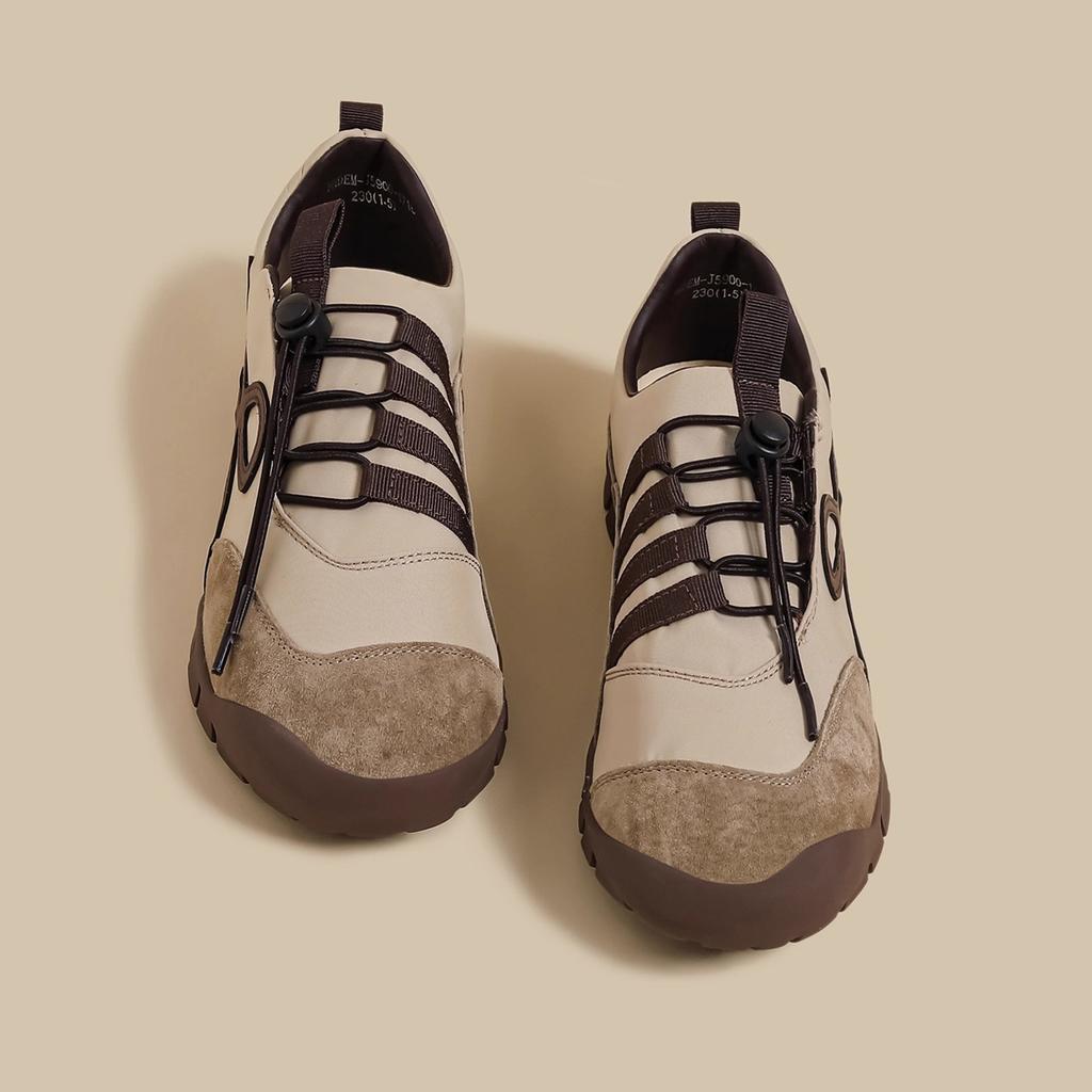 2025 podzim nové platformové baletní tréninkové boty dámské hnědé stahovací sportovní Forrest Gump tátovy boty niche ležérní boty