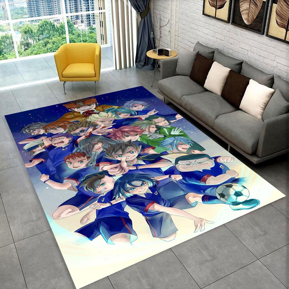 Anime Inazuma Eleven Mark Evans Zeichentrick Teppich, Teppich für Wohnzimmer Schlafzimmer Sofa Fußmatte Dekoration, Rutschfeste Bodenmatte