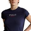 Polo Ralph Lauren Logo Letter Print Crew Neck Short Sleeve T-Shirt Women Tops WMPOKNINC020014-410