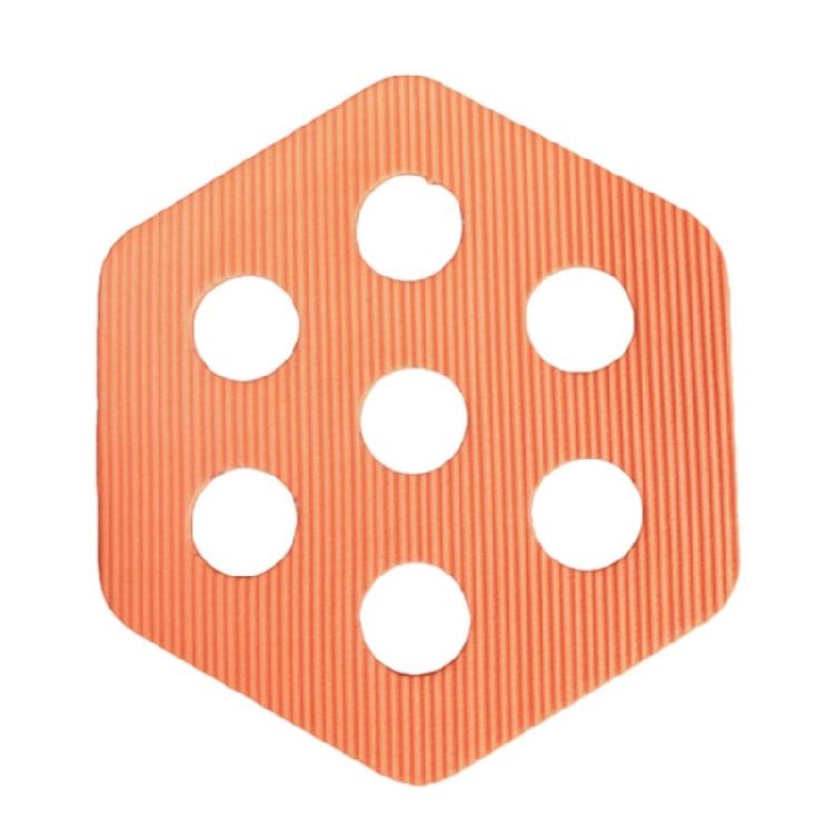 12lots Hexagonal Clear Surfs Tractions Pad Semi Clear Deck Pad for Surfboards Crafts Surfing Accessories