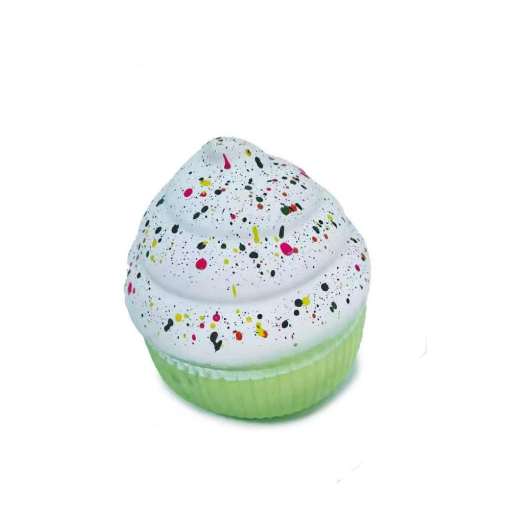 Soft Sensory Fidget Toy TPR Pizza Pinching Toy Fun Simulated Cream Cake Squeeze Toy Small Gift