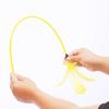 Cat Toy Feather Cats Teaser Stick Set Long Handle Cat Toys 5PCS Feather Sticks Bite-resistant Cats Toys with Bell Pet Products