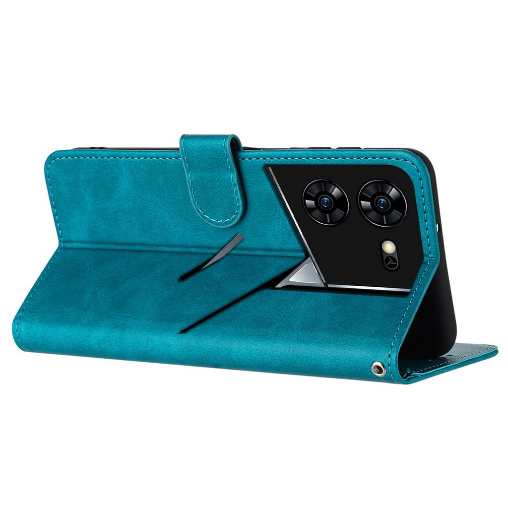 For TECNO Pova 5 Pro 4G Case Leather Stand Shockproof Cell Phone Cover with Wallet