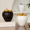 Realistic Strawberry Sculpture Resins Craft Fake Fruit Props for Table Centerpieces Themed Parties Photography Use