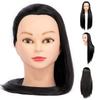 24 Zoll Professioneller Schaufensterkopf mit Haaren für Salon Friseur Training Übungs-Mannequin Schneidetechniken