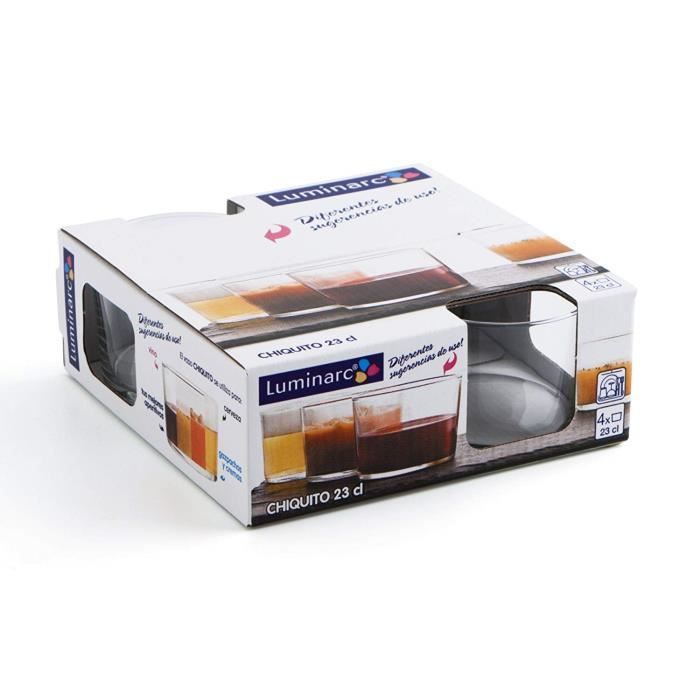 Luminarc Sett med 4 små glass på 23 cl - 7144522