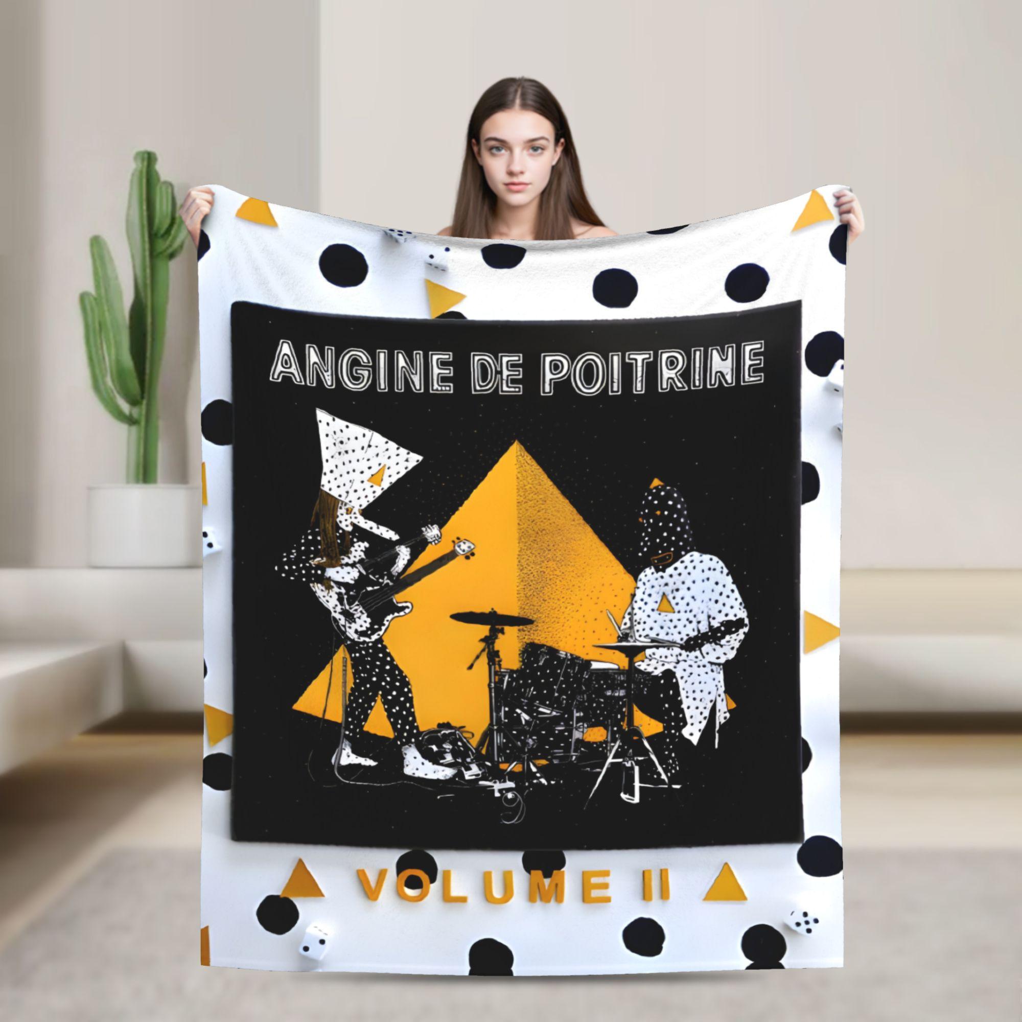 Happy Adults Toys Unisex Angine De Poitrine High-Energy Rock Flannel Throw Blanket Blankets For Bed Outdoor Warm Bedroom Quilt,