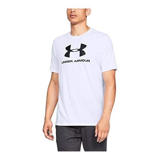 UNDER ARMOR Training T-Shirt UA Sports Style Logo Short Sleeve Men's