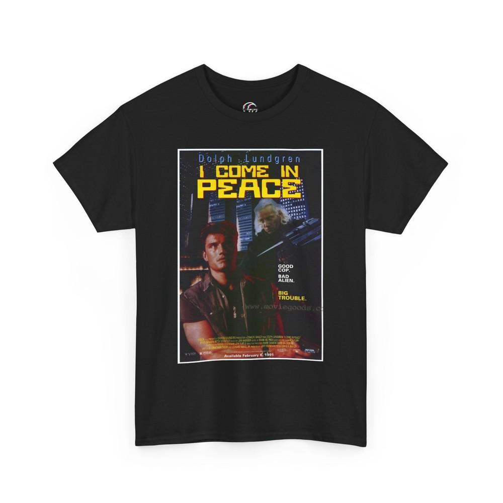

I Come In Peace Movie Poster Retro TShirt For Men amp; Women Unisex T-Shirt XXXXL