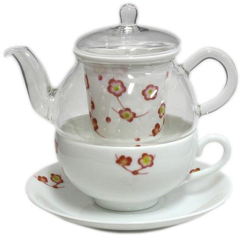 Arita Ware Tea for One February Plum Blossom TFO-003