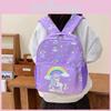 Stylish Korean Unicorn Print Nylon Backpack For Children Perfect For Preschool And Kindergarten Use