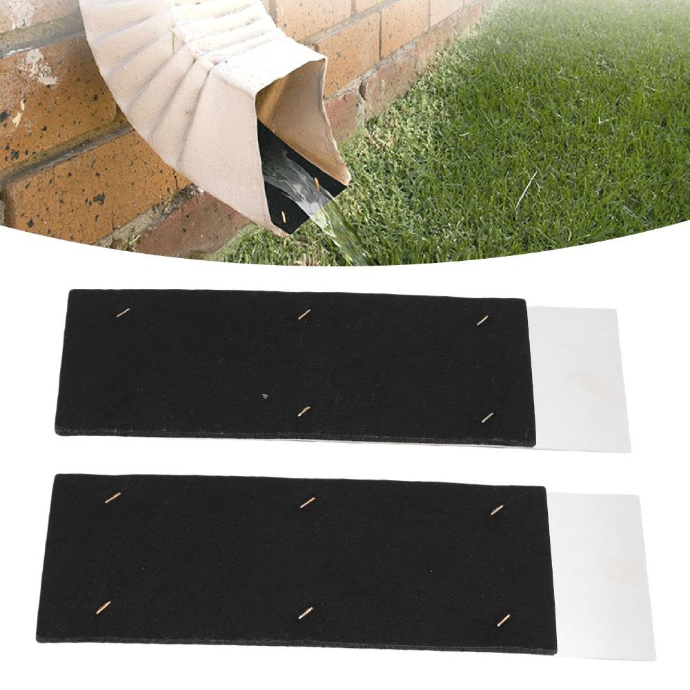 2pcs Adjustable Noise Dampener Soundproof Downspout Silencer Quiet Rain Gutter Silencer Home