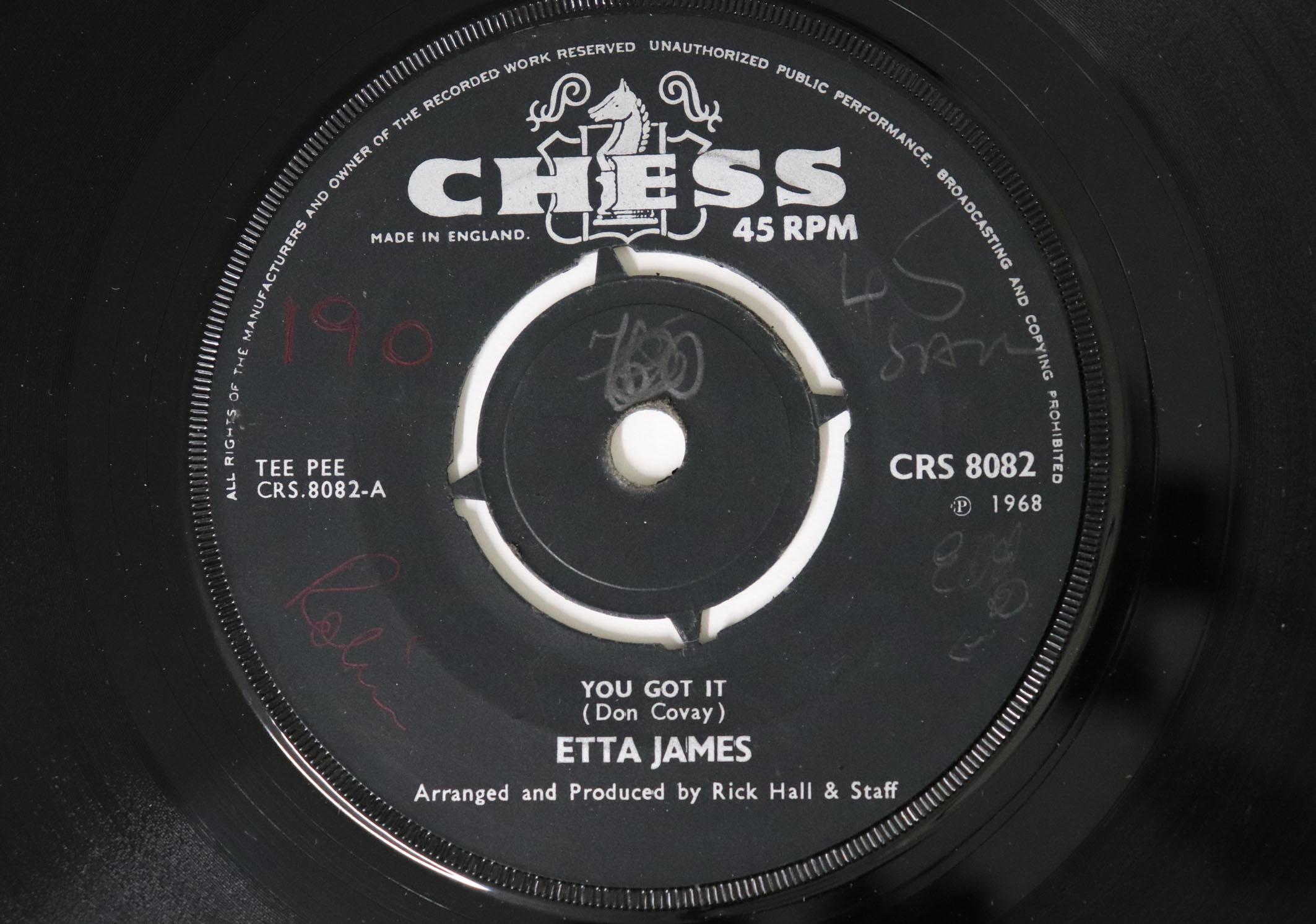 

7inch Record ETTA JAMES - You Got It / Fire CRS8082 Chess 1968 UK Soul/Funk Used