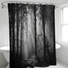 1Pcs Halloween Decoration Gothic Style Forest Pattern Shower Curtain Bathroom Decor Halloween Decoration Indoor Showr Curtain