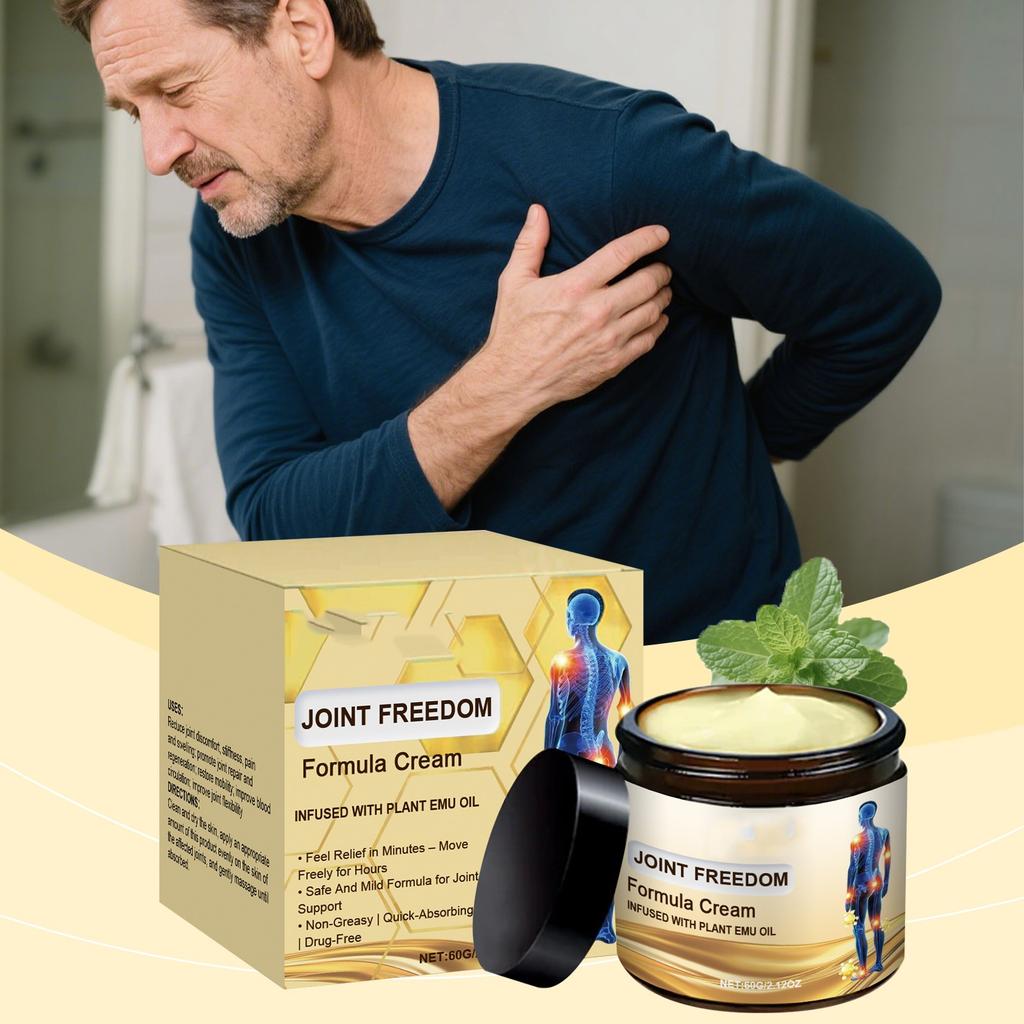 Joint Care Cream Gently Nourishes And Cares For Hands, Feet, Knees And Joints. Daily Massage Care Cream