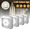 6 LED Under Cabinet Light PIR Motion Sensor Night Lamp for Toilet Living Room Children Bedroom Home Staircase Closet Night Light