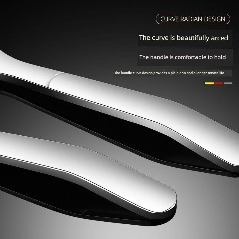 316L Stainless Steel Spoon, New Korean-Style Flat-Bottomed Spoon, Restaurant Hotel Household Dining Spoon, Soup Spoon, Dessert Spoon