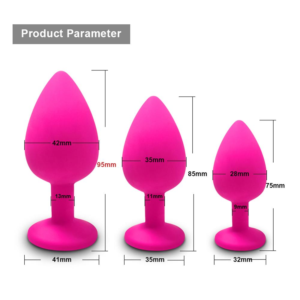 Anal Plug Vibrator Massager Gay Anal Butt Plug Stimulator Masturbation Tools Dildo Penetration Anal Vibration Toys for Adults