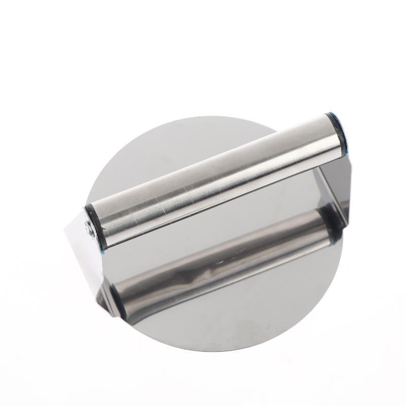 1Pcs Stainless Steel Smash Burger Press Non-Stick Hamburger Patty Maker for Family Gathering BBQ Outdoor Picnic Use