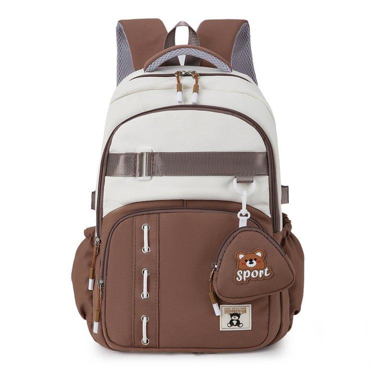 Schoolbag Korean version ins style high value large capacity schoolbag female junior high school high school student college student lightweight
