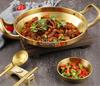 Stainless Steel Gold Golden Seafood Rice Pot Home Cooking Paella Pan Picnic Snack Plates Cookware Saucepan Dry Pots with Handle