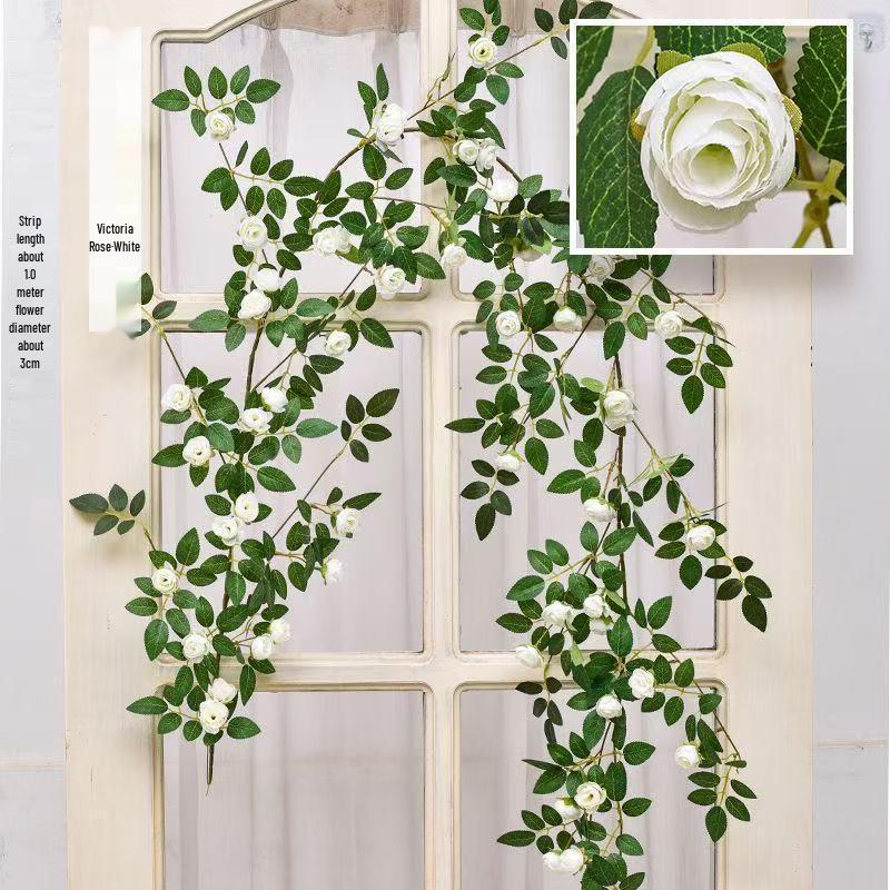 Simulierte Rosenblumenranke zur Wanddekoration & Landschaftsgestaltung