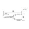 ENGINEER Suitable for Nominal E-Ring Pliers, Sizes 3-4, PZ-01