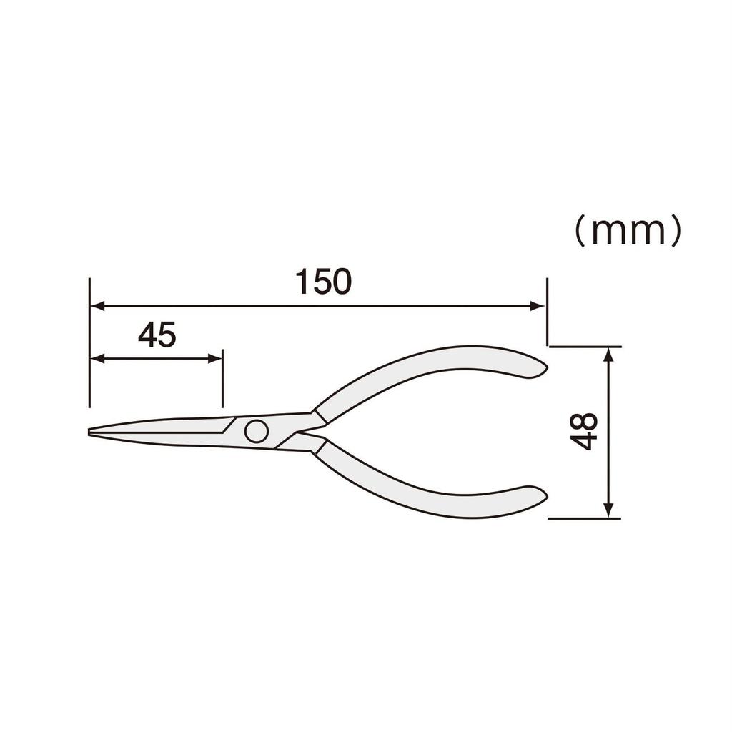 ENGINEER Suitable for Nominal E-Ring Pliers, Sizes 3-4, PZ-01