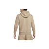 Nike Solid Color Hooded Casual Long-sleeve Vintage Sweatshirt for Men In Khaki