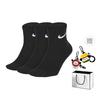 Nike Ankle Socks Unisex Combo Set Black SX7677-010