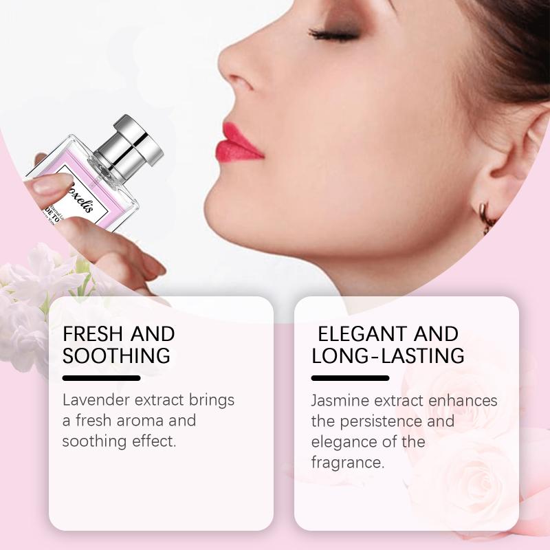 Roxelis 50Ml Rose Pheromone Perfume Light Floral Fragrance Dating  Seductive Elegant Lady Romantic Glamour Perfume