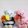 Petit Luu Congratulations Bouquet Bear, 12cm, Size 4S (Congratulations, Pink, Normal)