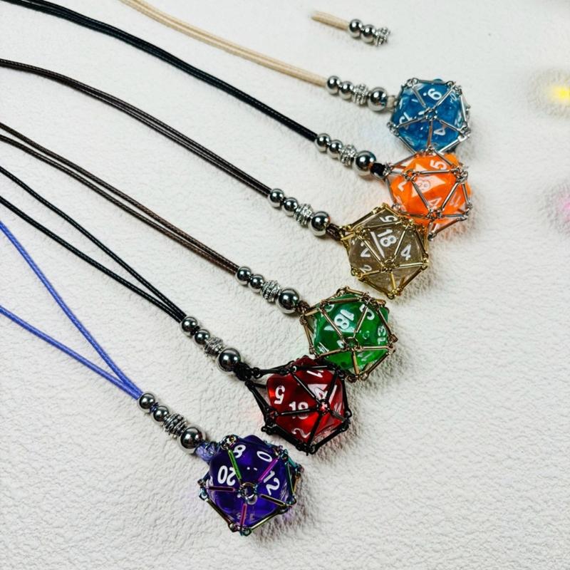 Fashionable Adjustable Metal Cage Necklace Crystal Holder Pendant Neckchain For Men Women Stylish Jewelry Accessories
