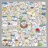 Chiikawa Cute Cartoon Graffiti Stickers for Phone Case Decoration - Usagi & Friends, 101 Sheets