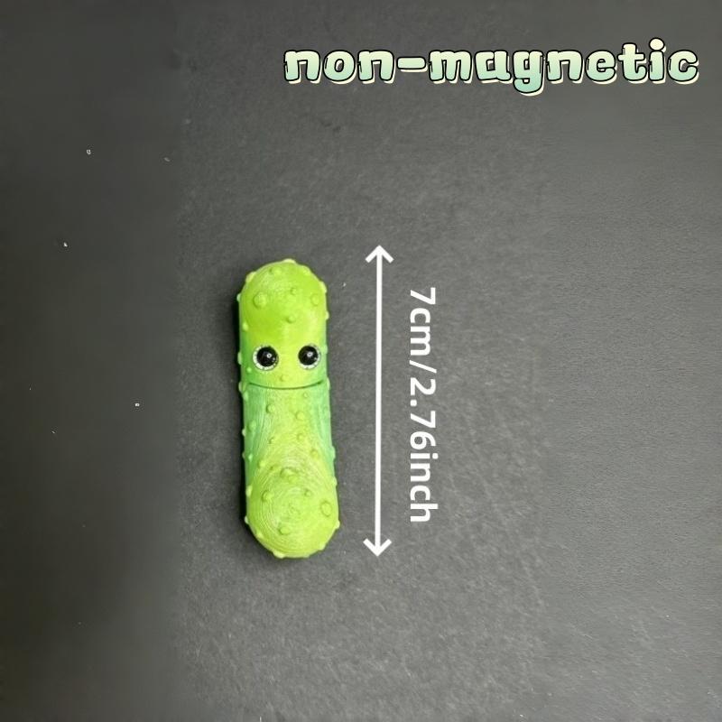 

S-1Pc Joint Movable Cucumber Vegetable Model Crafts Ornaments 3D Printed Cucumber Toys Home Desktop Decoration Figurines Statue