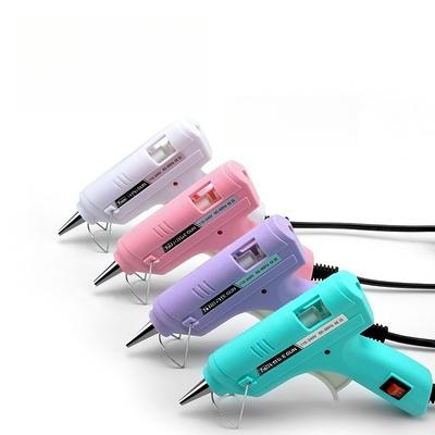 1pc Home Handmade 7mm Hot Melt Guns Small DIY Glue Gun for Children Fast Heating Anti Drip Hot Glue Guns Suitable for Handmade Jewelry Frame Models