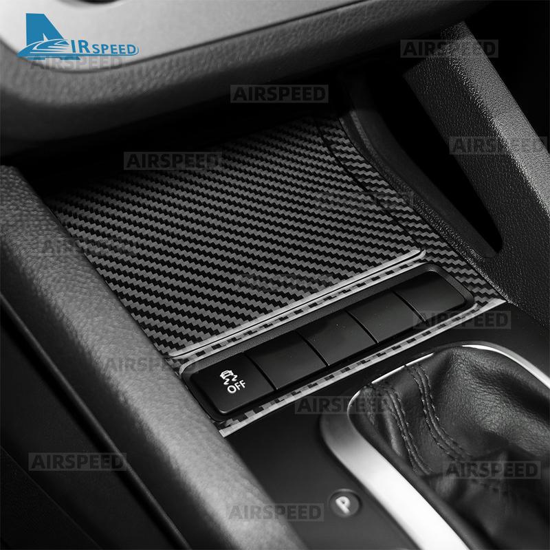 Real Soft Carbon Fiber Sticker for Volkswagen Scirocco 2008 2009 2010 2011 2012 2013 2014 2015 2016 2017 2018 Car Console Panel