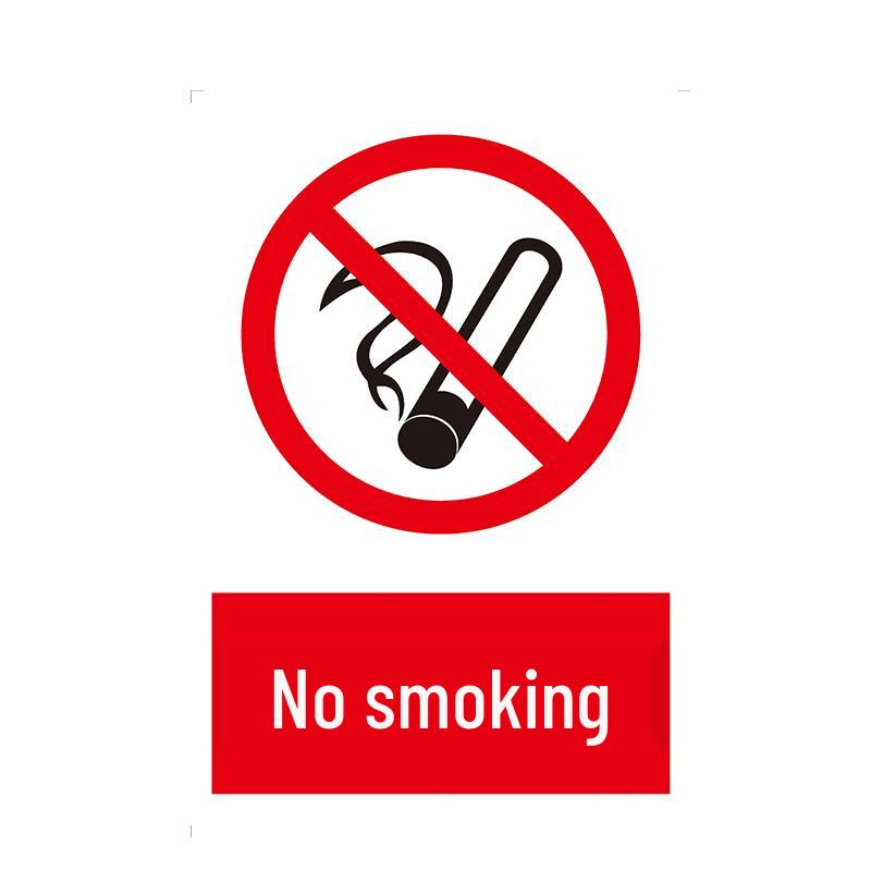 Hesdike Adhesive No Smoking Safety Sign