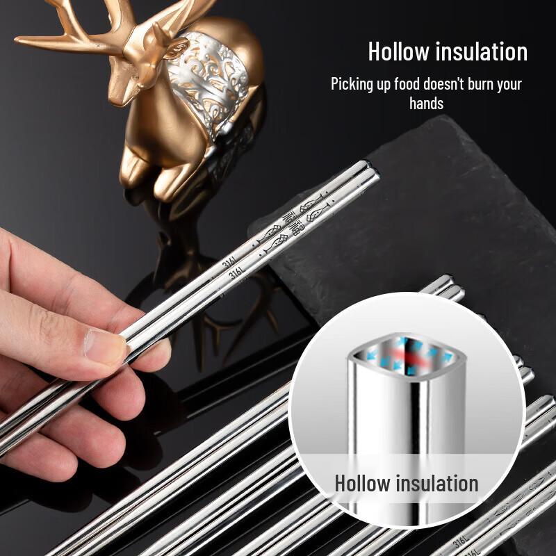 ZISIZ Household Wooden Chopsticks