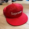 Used Supreme Box Logo New Era Cap Red Supreme 60.6cm