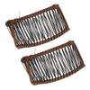 2Pcs Banana Hair Clips Metal Woven Thread Easy   Simple Stylish Vintage Clincher Comb for   Travel Family