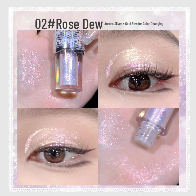 

Ningguang Water-Clear Liquid Eyeshadow: Sparkling Crystal, Pearlescent Highlight, Long-Lasting Natural Glitter.